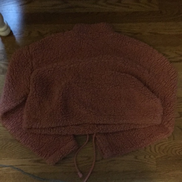Pink fuzzy top shop sweatshirt - Picture 2 of 3